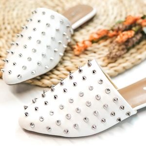 Qupid Spiked Mules Size 9